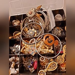 Huge box of random jewelry